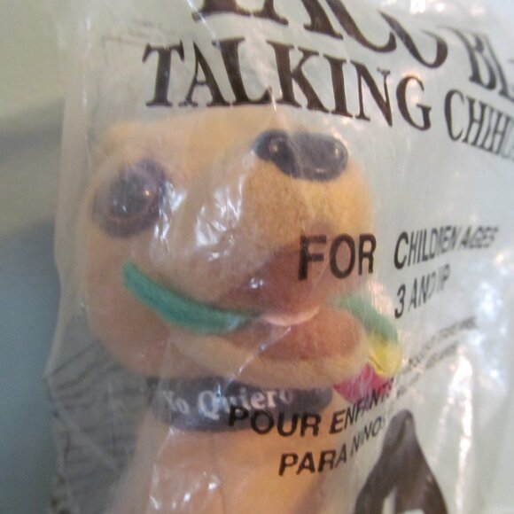 Vintage Taco Bell Talking Chihuahua Dogs, 3 In Original Packages & 2 Working! - Picture 11 of 14